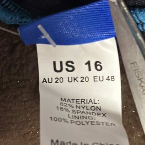 NWT HILOR Twist Front Slimming Swimsuit Sz 16 - Picture 9 of 9